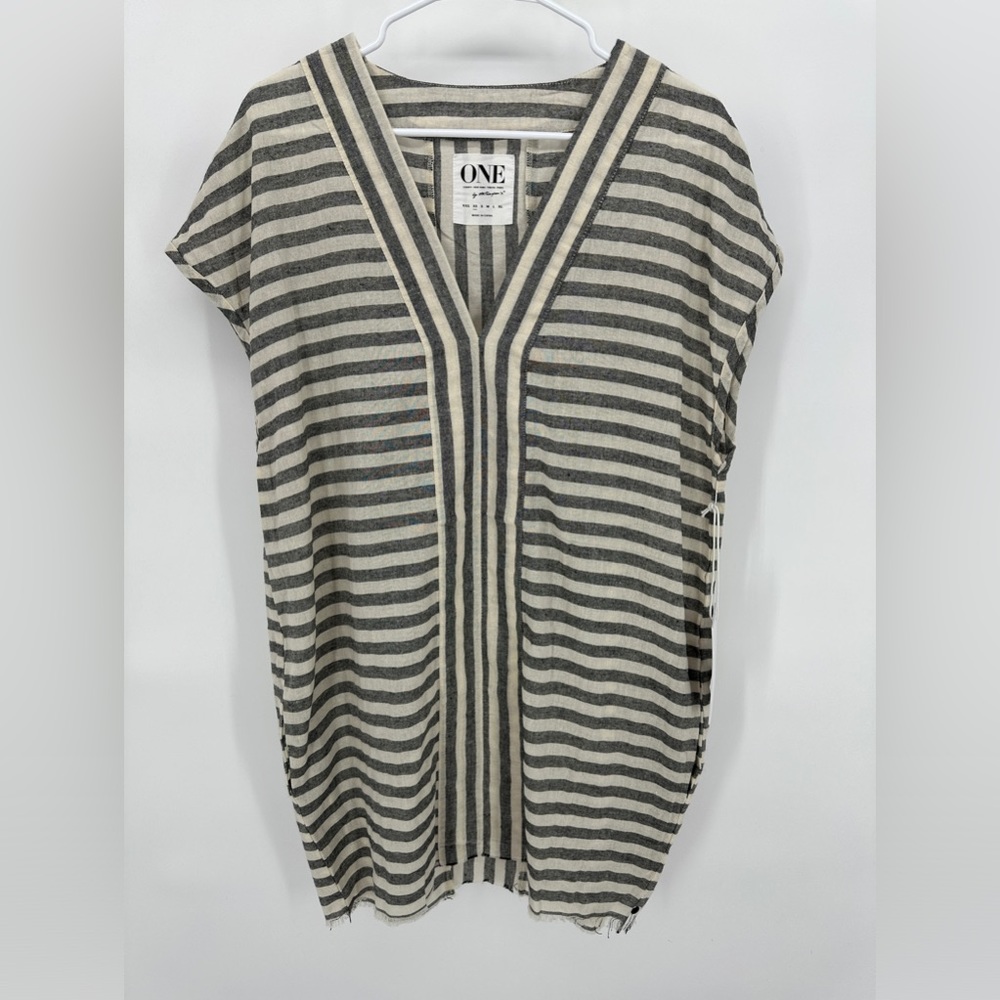 One Teaspoon | NWT Women’s XS bungalow Grey Striped Dress